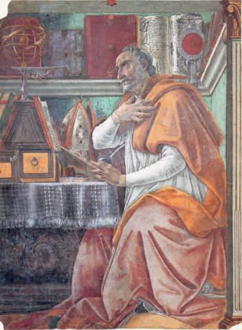 Saint Augustin par Boticelli